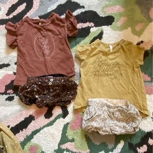 Rylee and Cru girls 18-24 month set, price for both